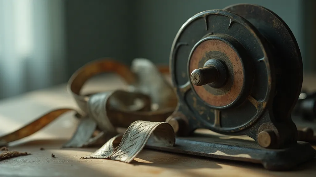 Vintage typewriter ribbon spool