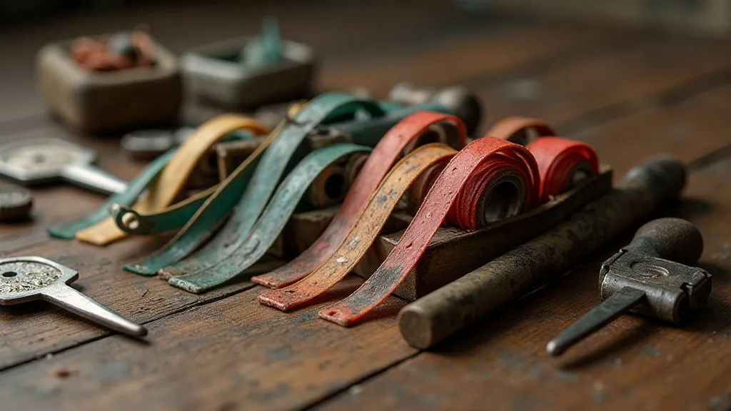 Vintage typewriter ribbons and tools