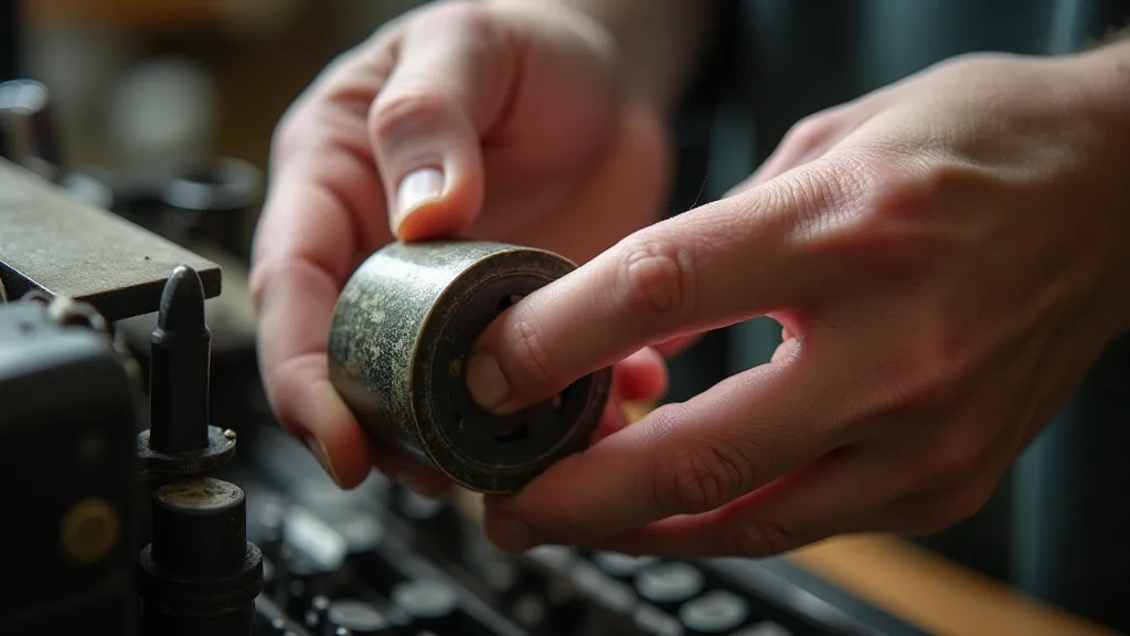 Restoring a typewriter ribbon